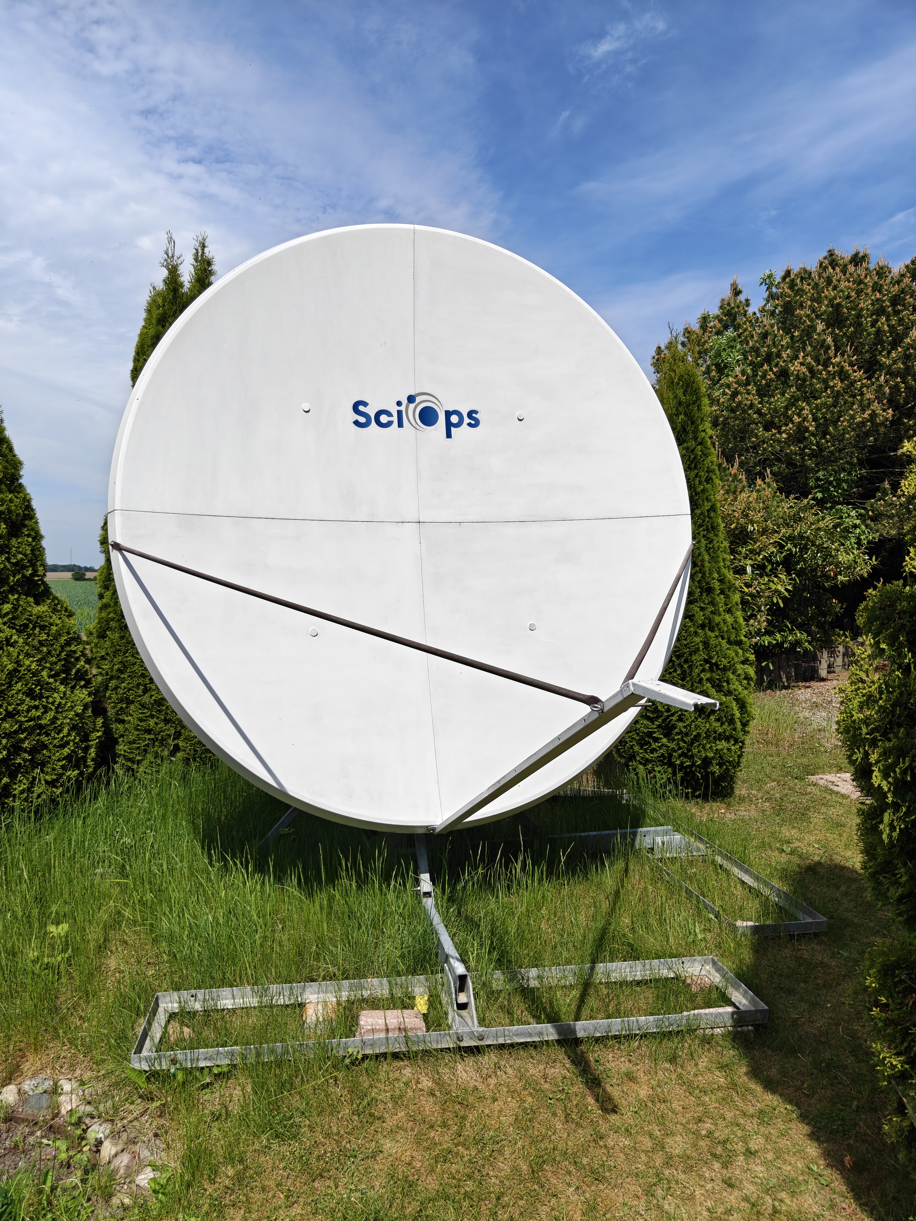 SciOps test facility antenna setup